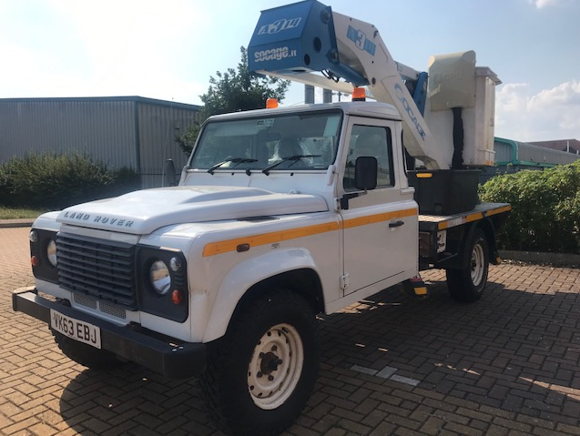 We Delivered A Land Rover Defender Cherry Picker!